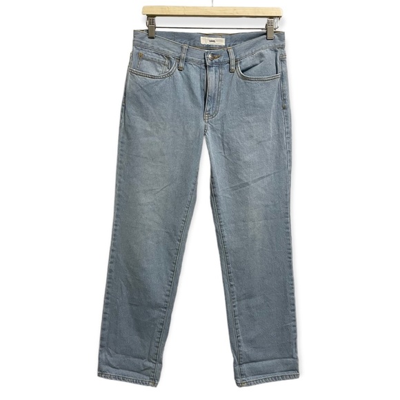 VANS Jeans High Rise Straight Lightwash Denim Relaxed Fit Womens 7 28 - Picture 2 of 16